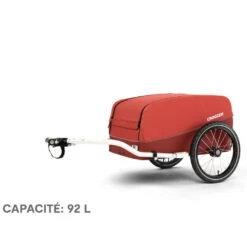Remorque Vélo Utilitaire Cargo Kalle Croozer 92 Litres 15 Remorque Vélo Utilitaire Cargo Kalle Croozer 92 Litres -Vélo Accessoires Soldes Remorque velo cargo Croozer kalle rouge