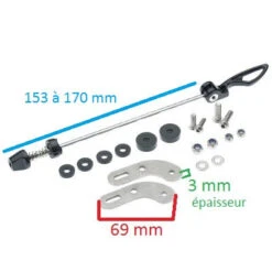 Adaptateur De Fixation Porte-bagage Sur Cadre Sans Oeillet Tubus -Vélo Accessoires Soldes adaptateur de fixation porte bagage sur cadre sans oeillet tubus full 5