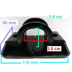 Abus Anneau Fixation Sol Et Mur Pour Vélo -Vélo Accessoires Soldes anneau fixation sol et mur pour velo full 3