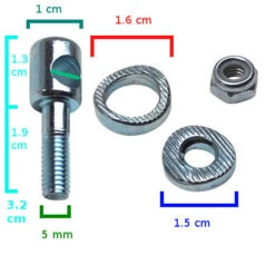 Boulon Guillotine Pour Porte Patin Vélo 9 Boulon Guillotine Pour Porte Patin Vélo -Vélo Accessoires Soldes boulon guillotine pour porte patin velo full 4