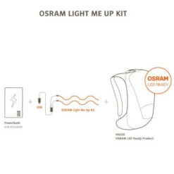 Eclairage OSRAM Light Me Up Pour Sac à Dos Vaude -Vélo Accessoires Soldes eclairage osram light me up pour sac a dos vaude full 6