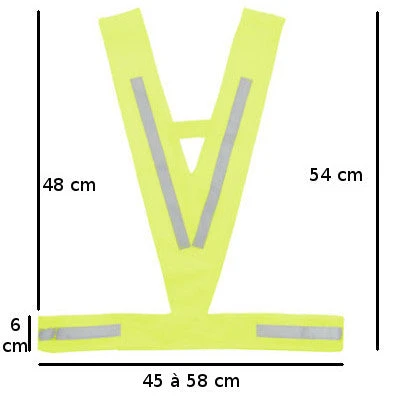 M-Wave Harnais Réfléchissant De Sécurité Pour Cycliste 4 M-Wave Harnais Réfléchissant De Sécurité Pour Cycliste – Image 2