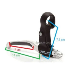 XLC Leviers De Frein De Vélo Revêtement Caoutchouc - La Paire -Vélo Accessoires Soldes leviers de frein de velo revetement caoutchouc la paire full 3