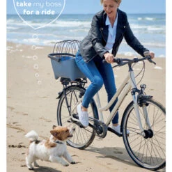 Panier Vélo Pour Chien Bleu Tendance Basil Buddy -Vélo Accessoires Soldes panier velo pour chien bleu tendance basil buddy full 4