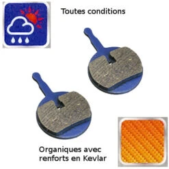 Plaquettes Organiques Pour Frein à Disque De Vélo - AVID BB5 10 Plaquettes Organiques Pour Frein à Disque De Vélo - AVID BB5 -Vélo Accessoires Soldes plaquettes organiques pour frein a disque de velo avid bb5 full 3
