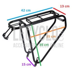 Porte Bagage Noir Charge 35 Kg Vélo Steco 8 Porte Bagage Noir Charge 35 Kg Vélo Steco -Vélo Accessoires Soldes porte bagage noir charge 35 kg velo steco full 3