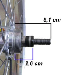 Roue Vélo Arrière City 650B Monovitesse 7 Roue Vélo Arrière City 650B Monovitesse -Vélo Accessoires Soldes roue velo arriere city 650b monovitesse full 3