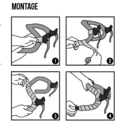 Bike Ribbon Ruban De Cintre Vélo Cork Plus Uni Bleu Marine - BikeRibbon -Vélo Accessoires Soldes ruban de cintre velo cork plus uni bleu marine bikeribbon full 5