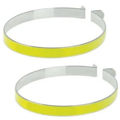 M-Wave Serre Pantalon Rigide Réfléchissant Pour Cycliste - Par 2