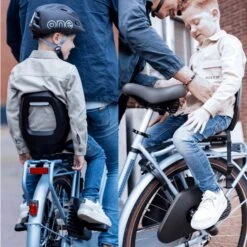 Siège Vélo Arrière Enfant 6 à 10 Ans One Junior Bobike -Vélo Accessoires Soldes siege velo porte bagages bobike one junior