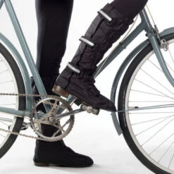 Sur Chaussures Leggits Imperméables Vélo Pour Femme - Noir -Vélo Accessoires Soldes sur chaussures leggits impermeables velo pour femme noir full 3