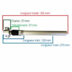 Tige De Selle Vélo 27.2 Suspendue Avec élastomère PM 1000 12 Tige De Selle Vélo 27.2 Suspendue Avec élastomère PM 1000 -Vélo Accessoires Soldes tige de selle velo 27 2 suspendue avec elastomere pm 1000 full 5