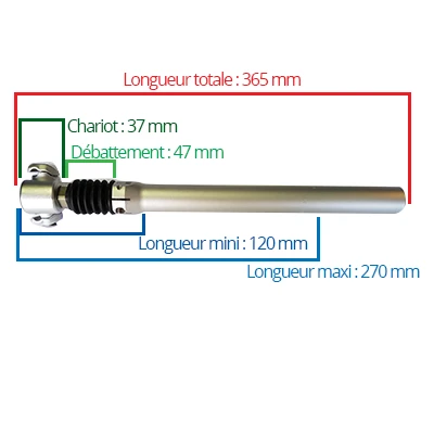 Tige De Selle Vélo 27.2 Suspendue Avec élastomère PM 1000 7 Tige De Selle Vélo 27.2 Suspendue Avec élastomère PM 1000 – Image 5