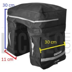 Oxford Triple Sacoche De Vélo Sur Porte-bagage Arrière 8 Oxford Triple Sacoche De Vélo Sur Porte-bagage Arrière -Vélo Accessoires Soldes triple sacoche de velo sur porte bagage arriere full 3